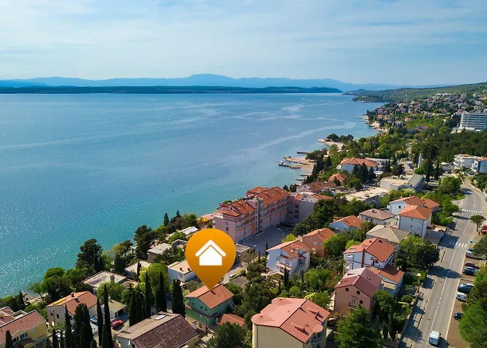 Mediterranes Nur 70 Meter Zum Mit Meerblick, Parkplatz, Grill Appartamento